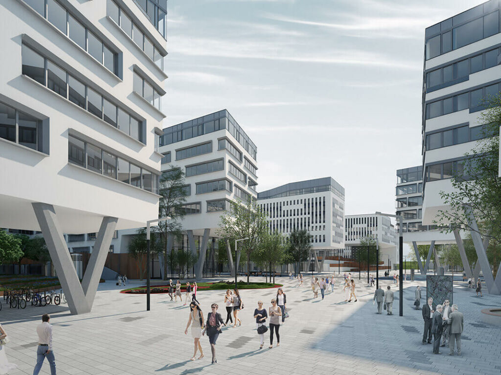 Austria Campus rendering ©SIGNA