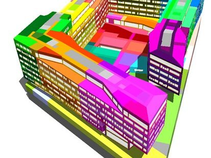 3d Zone Model Austria Campus in TAS EDSL by IPJ