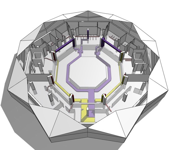 HVAC Heat Recovery Schema for a mosque in Kazakhstan by IPY