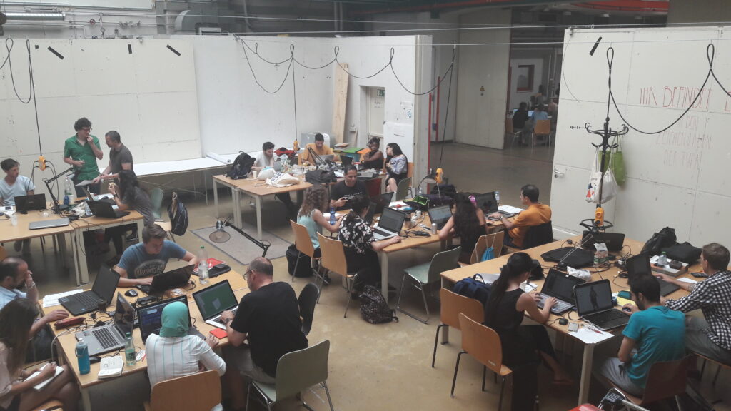 Project work at the Vienna Green.Building.Solutions.
Photo credit: OEAD
